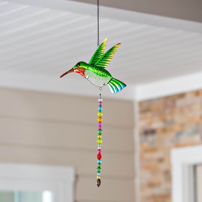 Hanging Glass Handcrafted Hummingbird